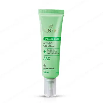 ژل کرم ضد جوش سینره مدل ANTI-ACNE مناسب پوست آکنه‌ای